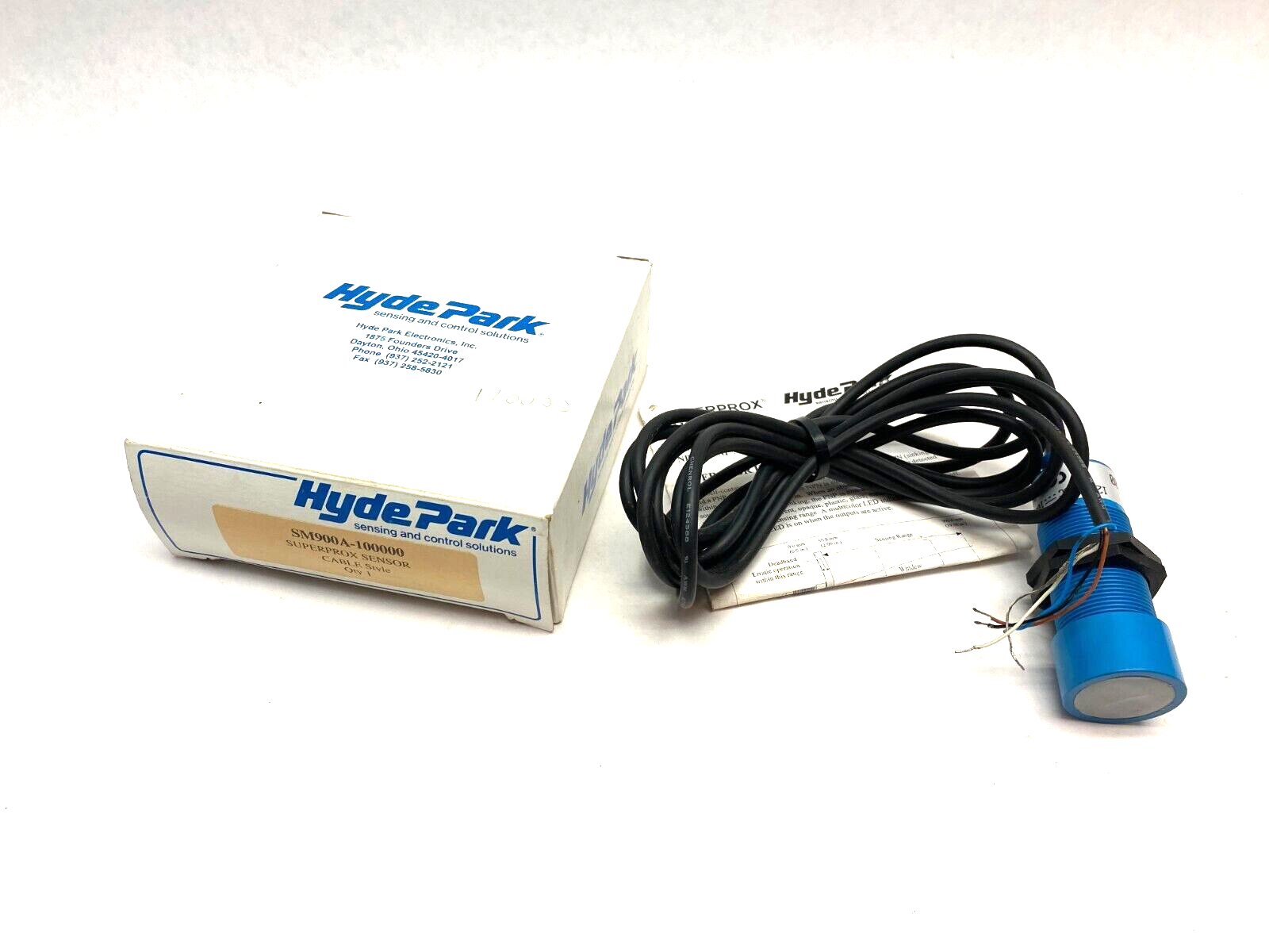 Hyde Park SM900A-100000 SuperProx Ultrasonic Proximity Sensor - Maverick Industrial Sales