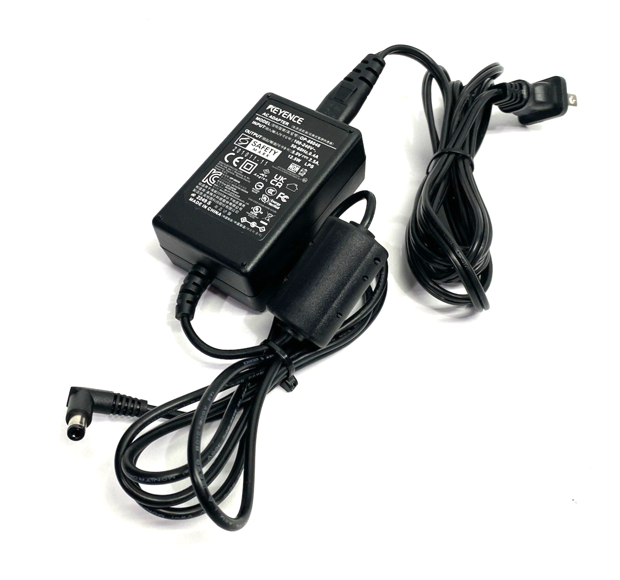 OP-88046 | Keyence Code Reader AC Adapter 100-240V 0.4A - Used - Maverick Industrial Sales
