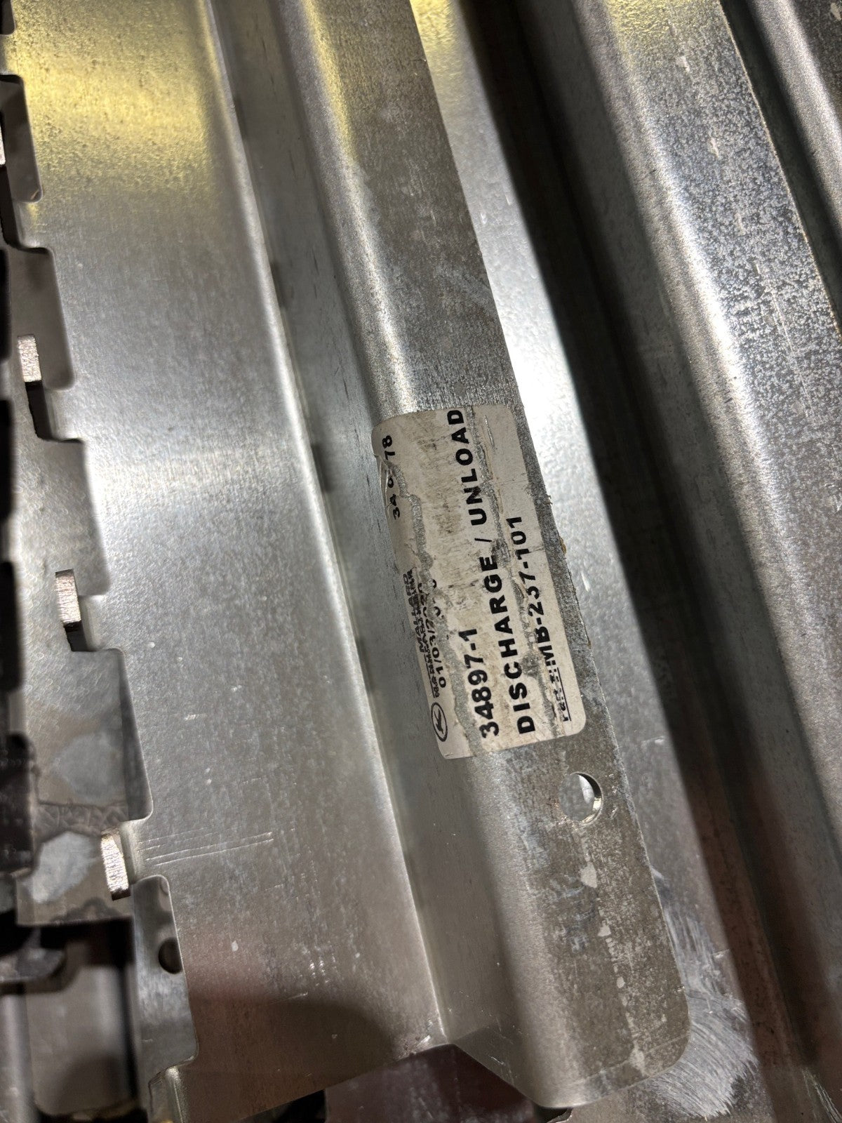 Mallard Manufacturing MB-237-101 Conveyor Discharge / Unload Beams, LOT OF 80 - Maverick Industrial Sales