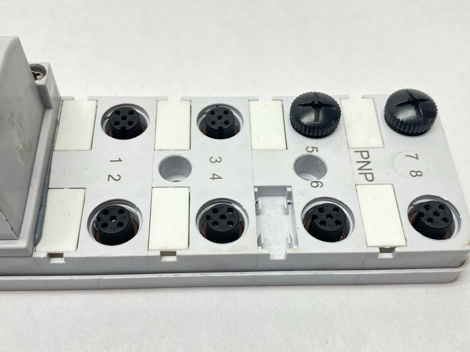 ZP-JBH84-2P-FW | Automation Direct ZIPport Junction Block 8-Port M12 5-Pin 3A 48V - New – Open box - Maverick Industrial Sales