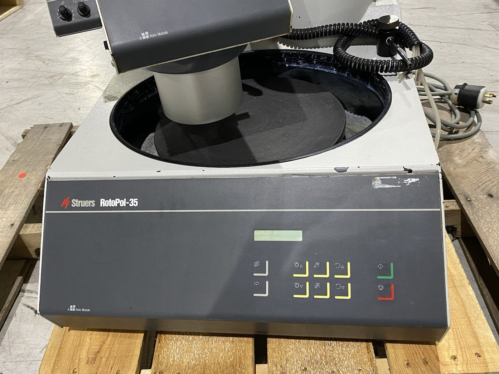Struers 05286136 RotoPol-35 Lab Polishing/Grinder w/ 05256136 RotoForce-4 Head - Maverick Industrial Sales