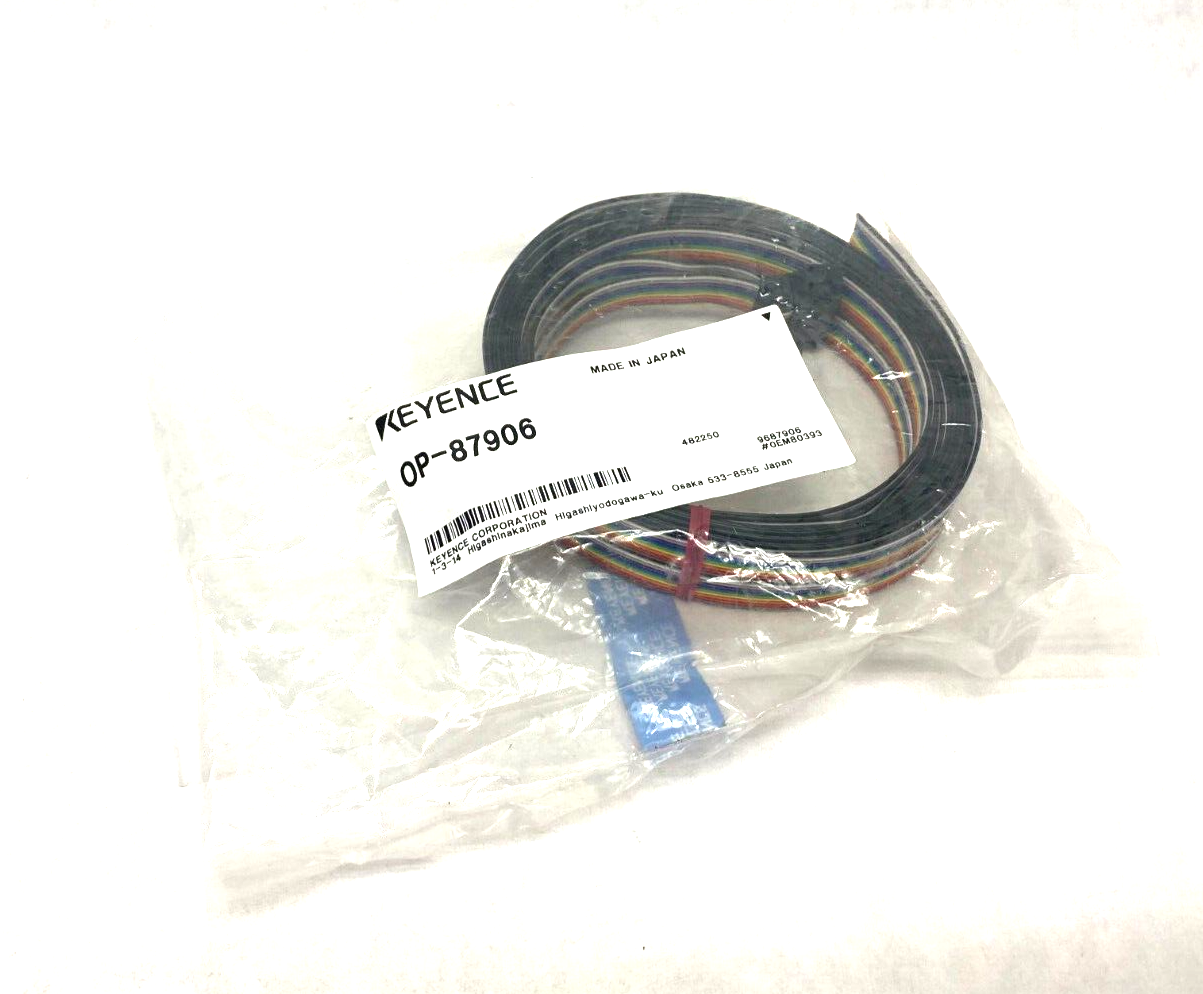 Keyence OP-87906 I/O Ribbon Cable 3m Length - Maverick Industrial Sales