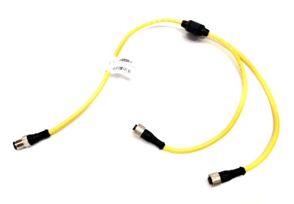 Banner CSB-M1281M1281 Splitter Cordset, 8-Pin M12 1 Male To 2 Female 73252 - Maverick Industrial Sales