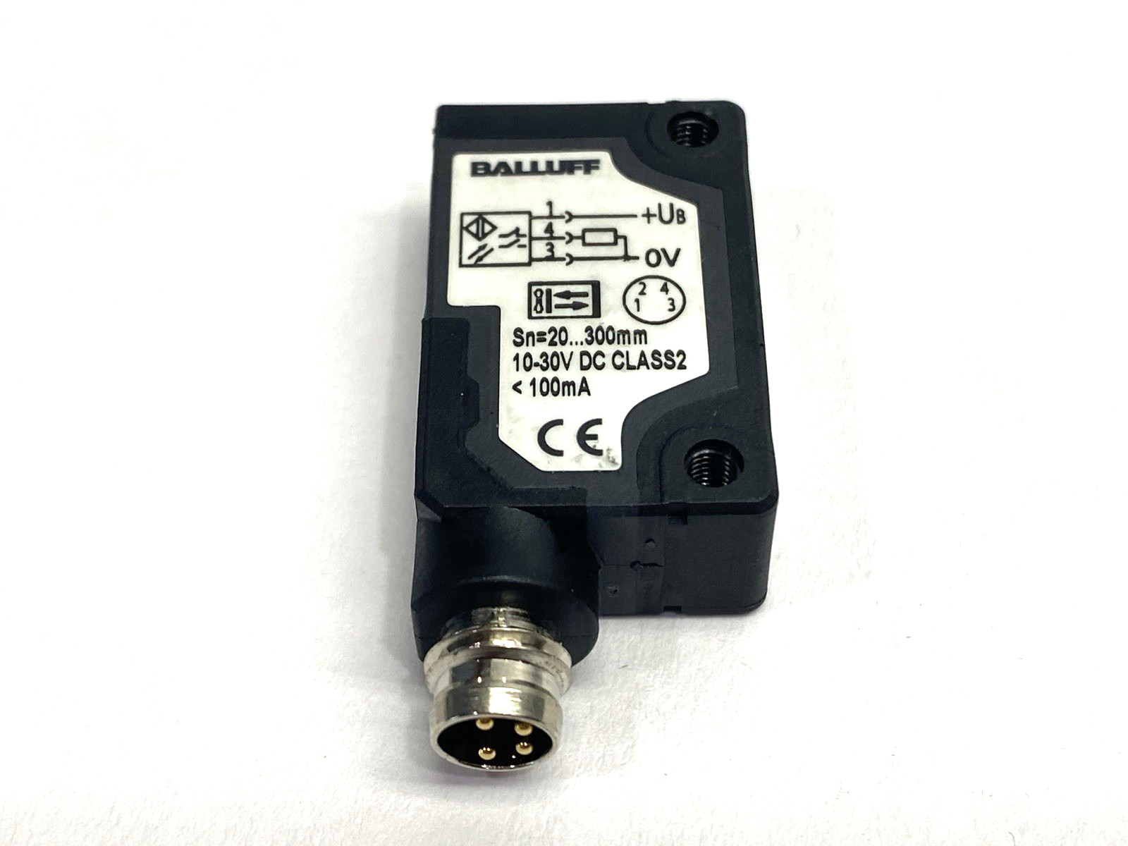 Balluff BOS 5K-PU-LH12-S75 Photoelectric Sensor 10-30VDC 20-300mm BOS01JK - Maverick Industrial Sales