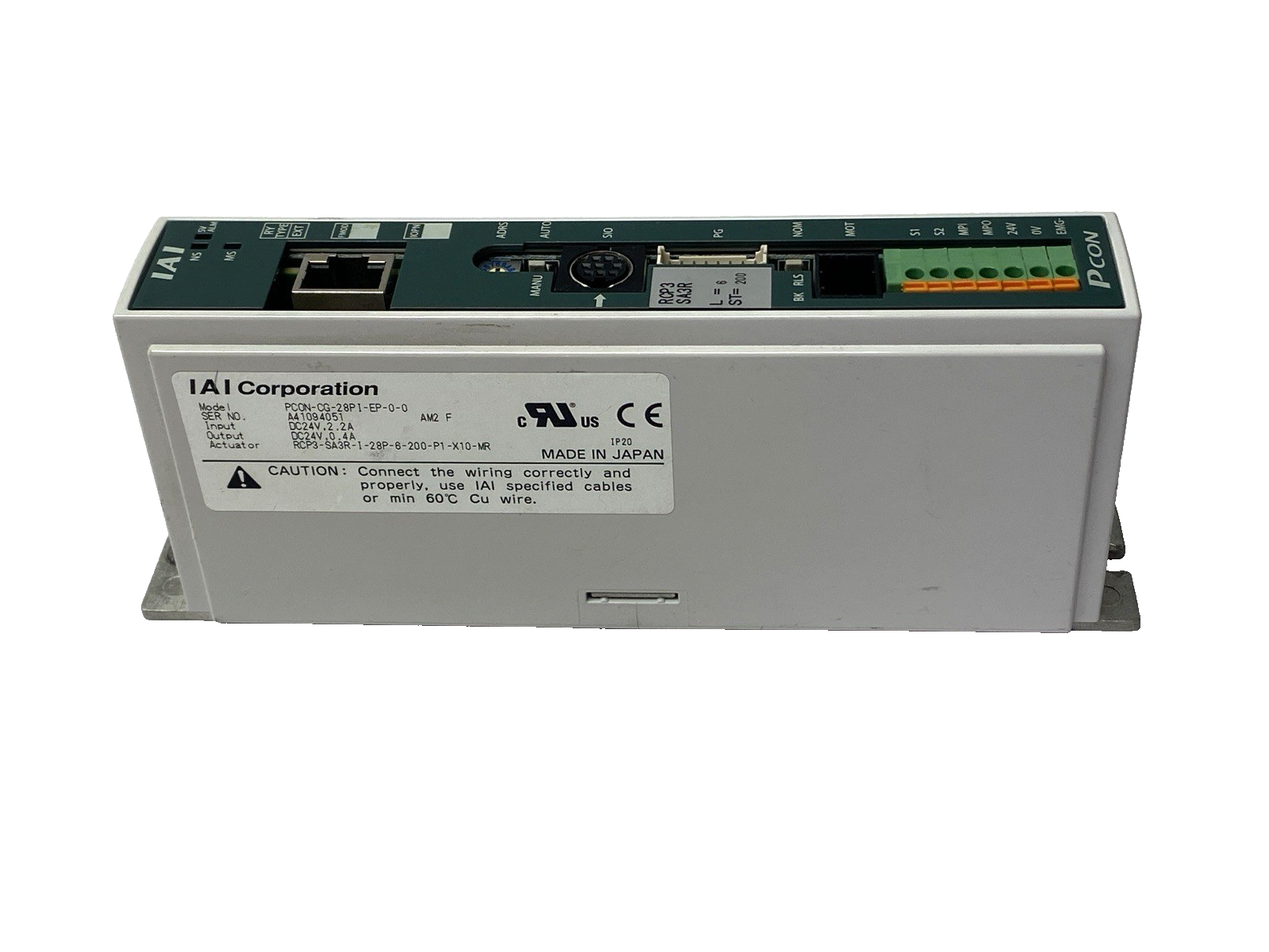 IAI PCON-CG-28PI-EP-0-0 Intelligent Actuator Controller 24VDC - Maverick Industrial Sales