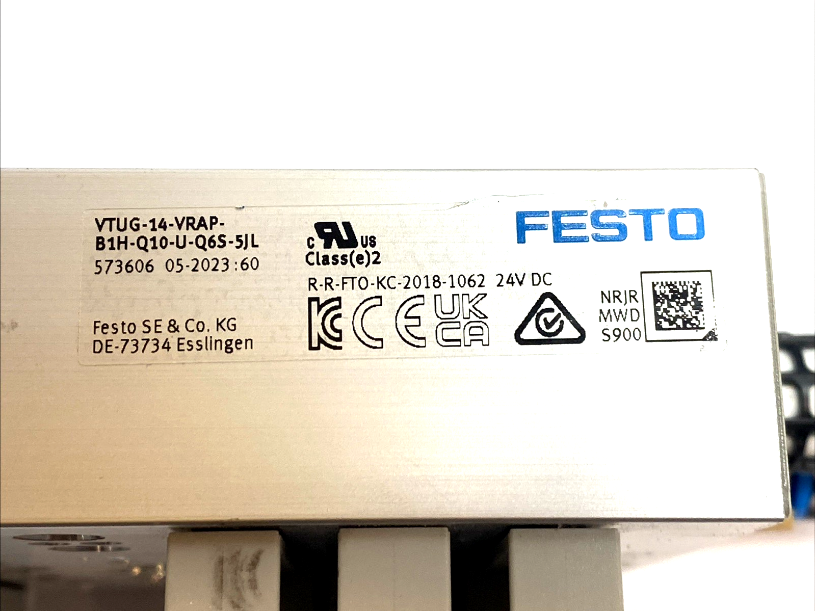 Festo VTUG‑14‑VRAP‑B1H‑Q10‑U‑Q65‑5JL Valve Terminal Module 573606 - Maverick Industrial Sales