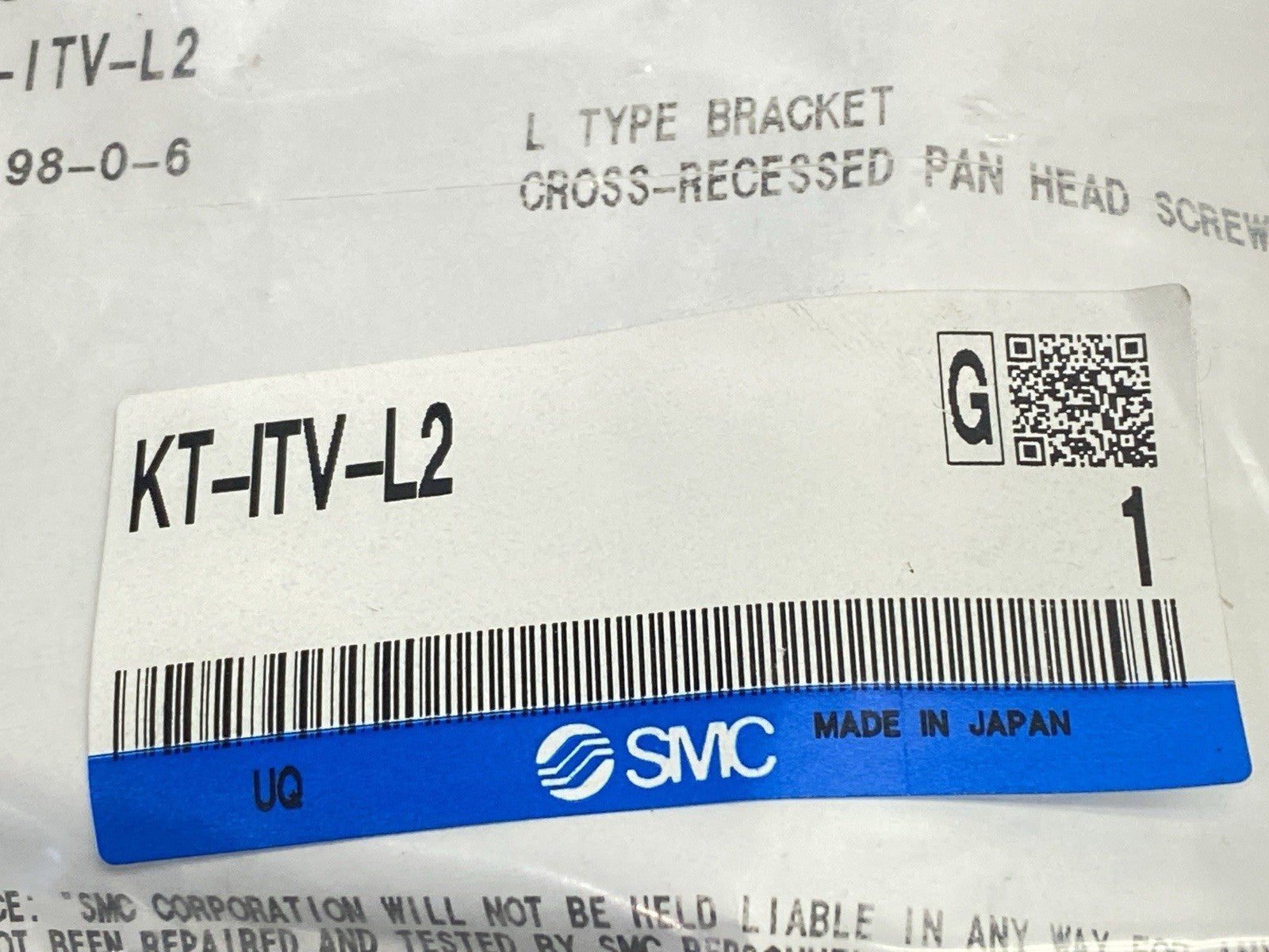 KT-ITV-L2 | SMC Bracket For IT2000/ITV2000 Series Regulator - New - Maverick Industrial Sales