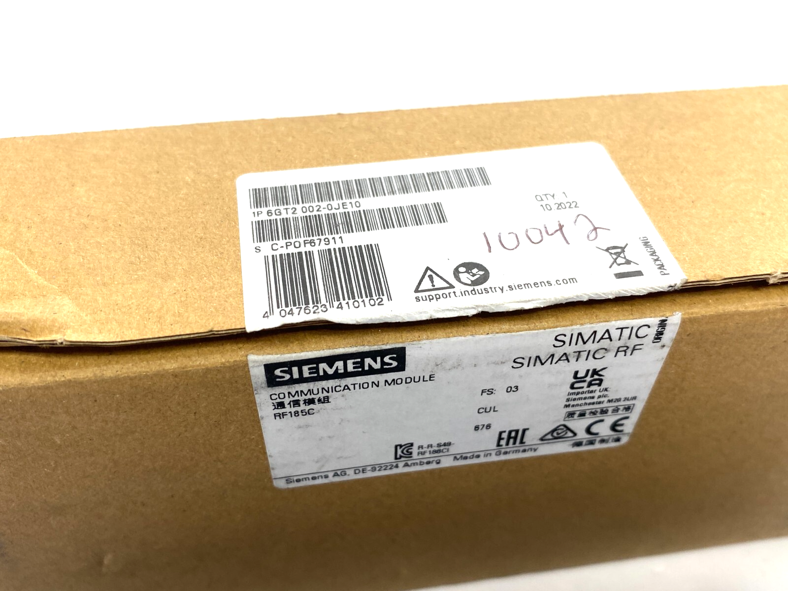 Siemens 6GT2002-0JE40 SIMATIC RF188C, RFID Communication Module - Maverick Industrial Sales