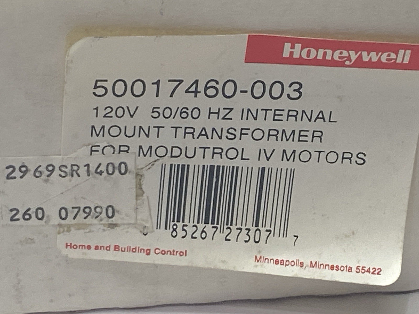 Honeywell 50017460-003 Internal Mount Transformer For Modutrol IV Motor - Maverick Industrial Sales