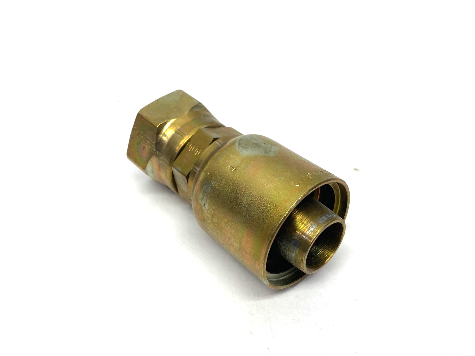 Parker 1JC43-16-16 PARKRIMP Crimp Style Hydraulic Hose Fitting 1" Hose, 1" Port - Maverick Industrial Sales