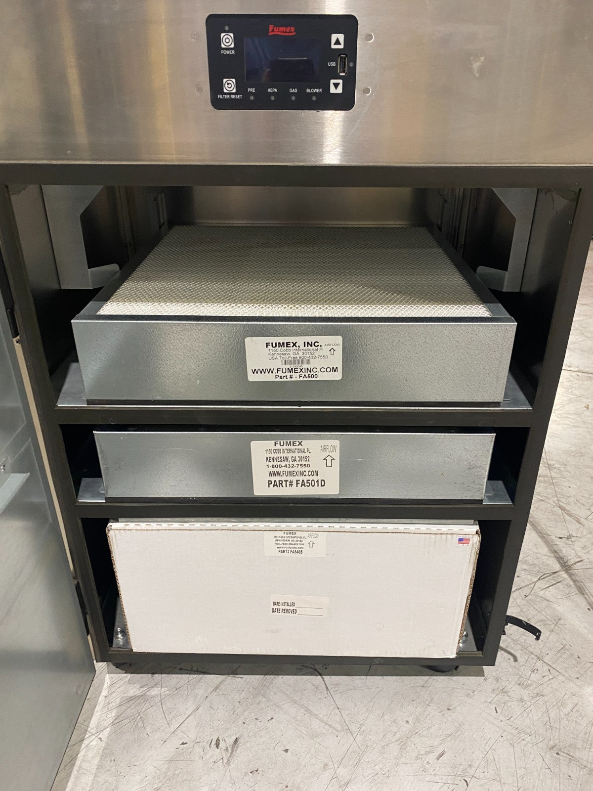 Fumex GS3-500 Air Filtration Fume Extractor Unit - Maverick Industrial Sales