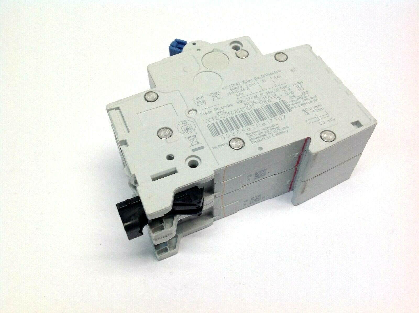 Allen Bradley 1492-SPM2B150 Mini Circuit Breaker 1492-SP B 15A - Maverick Industrial Sales