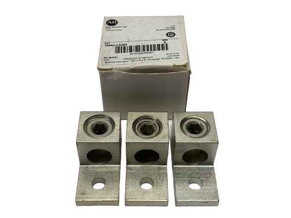 Allen Bradley 1494U-LA200 Ser A Aluminum Lug Connector Kit 200A - Maverick Industrial Sales