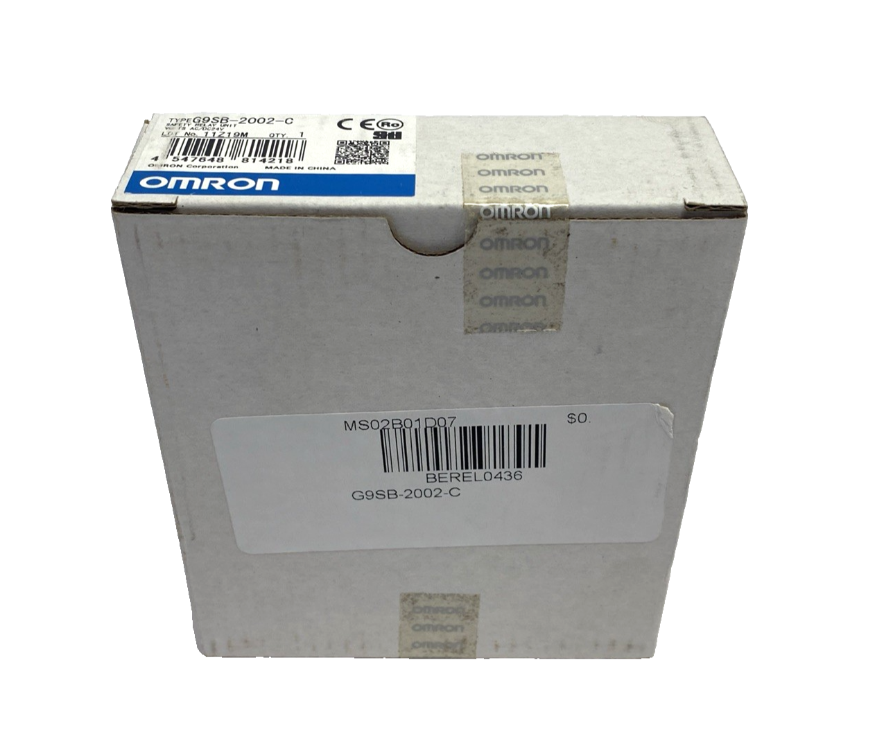Omron G9SB-2002-C Safety Relay Unit 24V DPST-NO - Maverick Industrial Sales