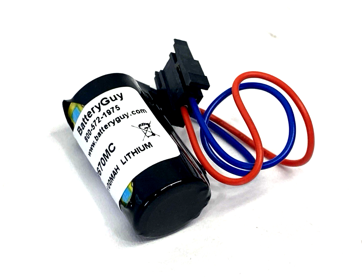B9670MC | Mitsubishi BatteryGuy Replacement PLC Battery 2100mAh 3.6V 5-PACK - New - Maverick Industrial Sales