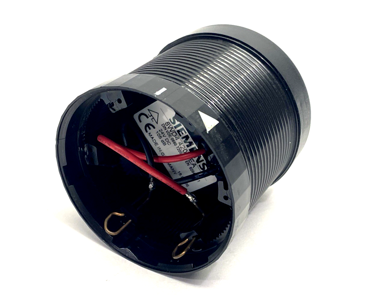 8WD4420-0EA | Siemens Alternating Tone Siren Element 105dB 24V AC/DC - Used - Maverick Industrial Sales