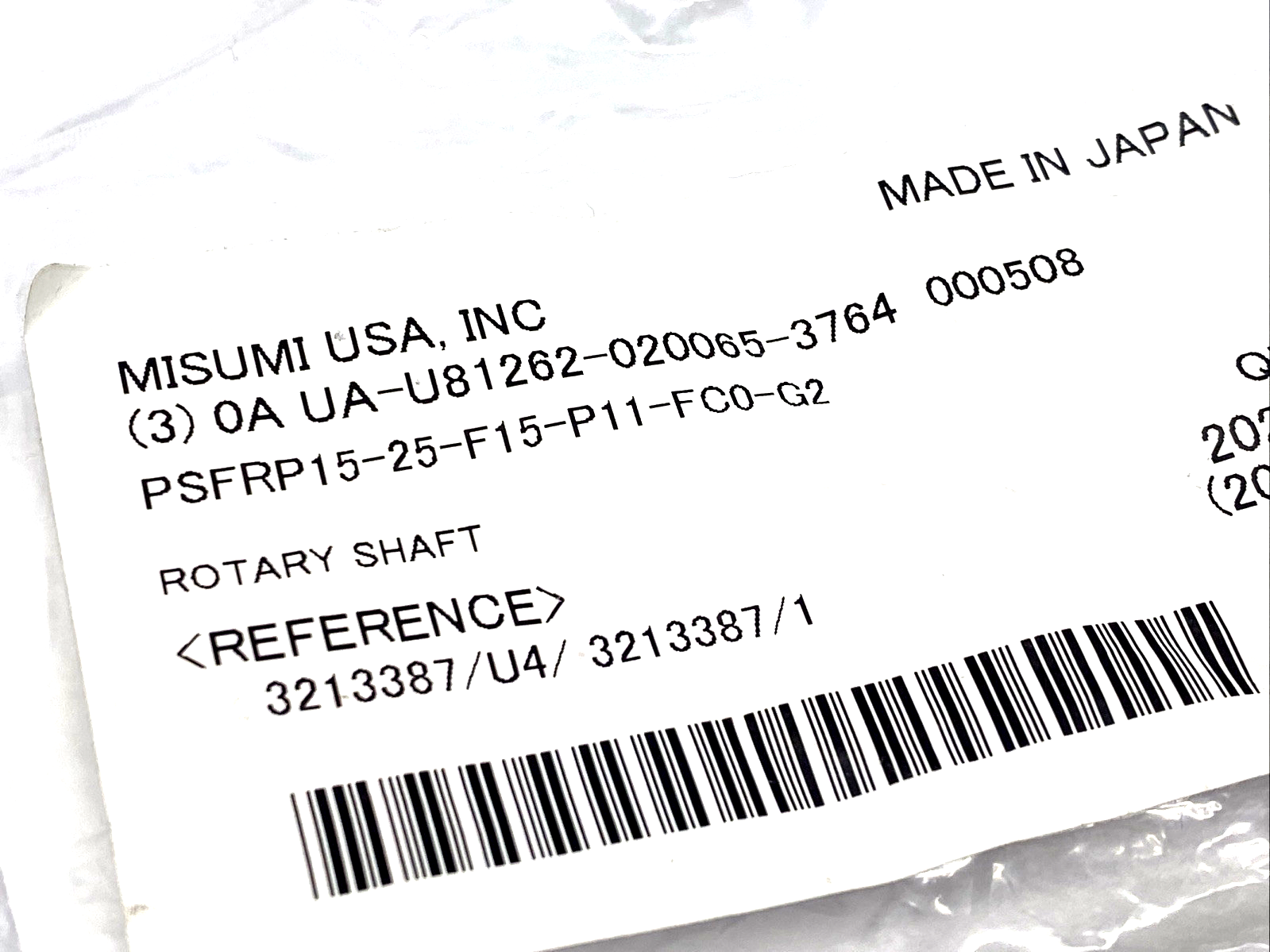 MiSUMi PSFRP15-25-F15-P11-FC0-G2 Stepped Rotary Shaft 15mm Dia. 25mm Long 2-PACK - Maverick Industrial Sales