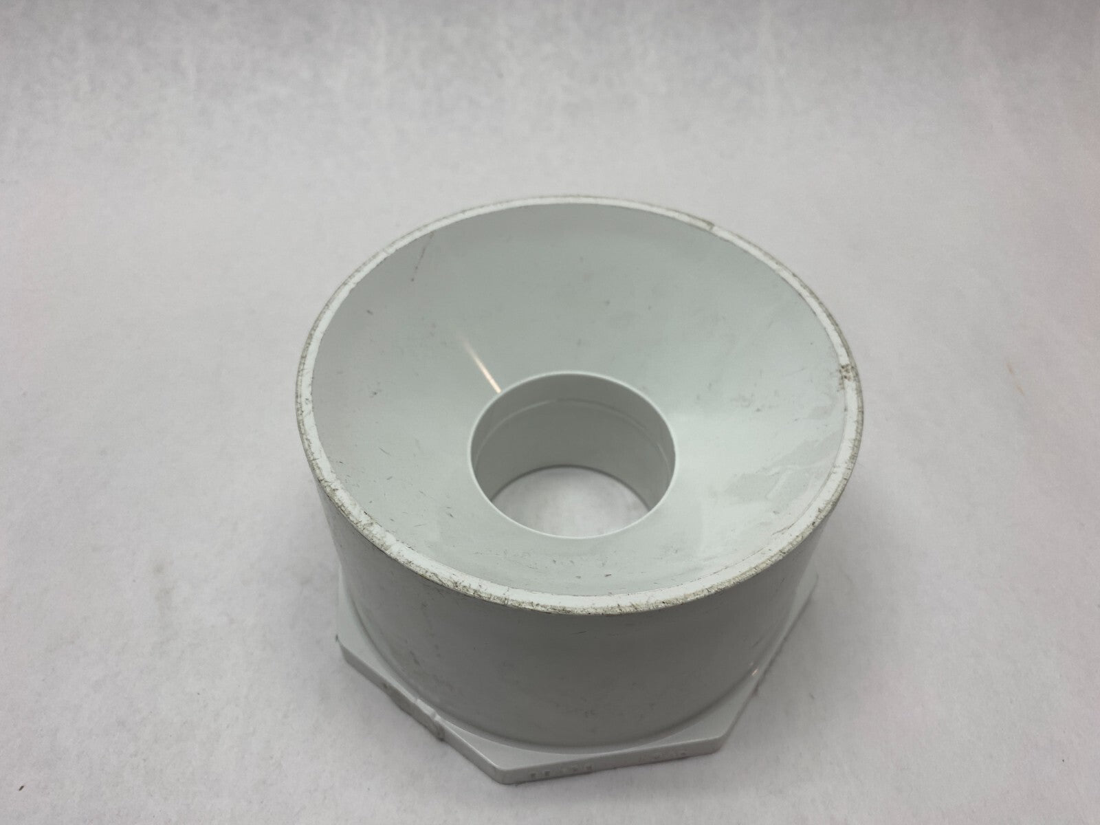 Spears 437-486 Flush Style Reducer Bushing SCH40 5" x 2" PVC White - Maverick Industrial Sales