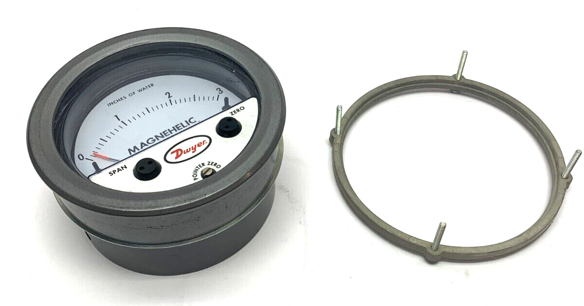 Dwyer 605-3C Magnehelic Indicating Transmitter 0-3" Water Column - Maverick Industrial Sales