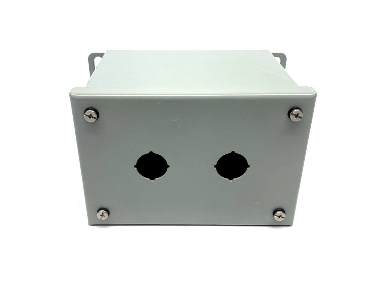 Hoffman SCE-2PBXI 22mm 2-Button Pushbutton Enclosure 6.00" x 4.00" x 4.75" - Maverick Industrial Sales