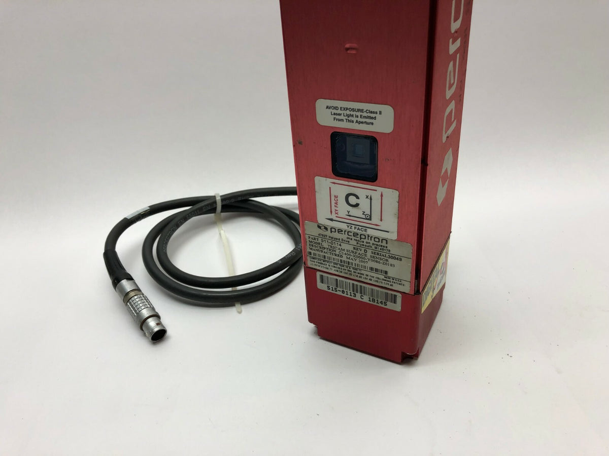 911-0114 | Perceptron Digital 3 TriCam Surface Sensor Rev. D w/ 310-0790 Term. 120 - Used - Maverick Industrial Sales