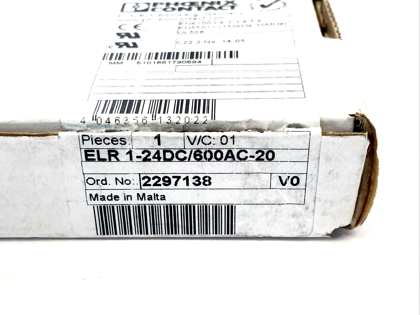 Phoenix Contact ELR 1-24DC/600AC-20 Solid-State Contactor 2297138 - Maverick Industrial Sales