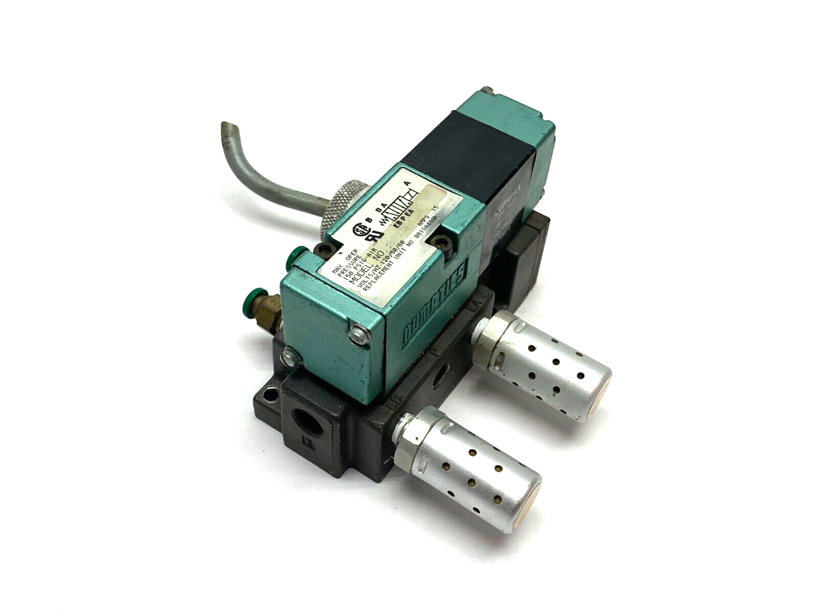 Numatics 081SA43AK000030 Solenoid Valve 150psig 120V 15A - Maverick Industrial Sales