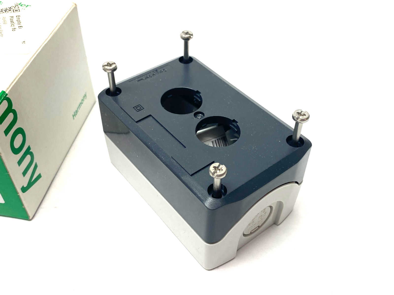 Schneider Electric XALD02H7 Harmony Control Box Enclosure 2-Hole - Maverick Industrial Sales