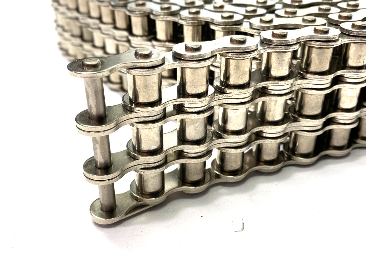 Iwis 81034037 Triplex Roller Chain, 13.25' Total Length, 10B-3-SS-ELITE - Maverick Industrial Sales