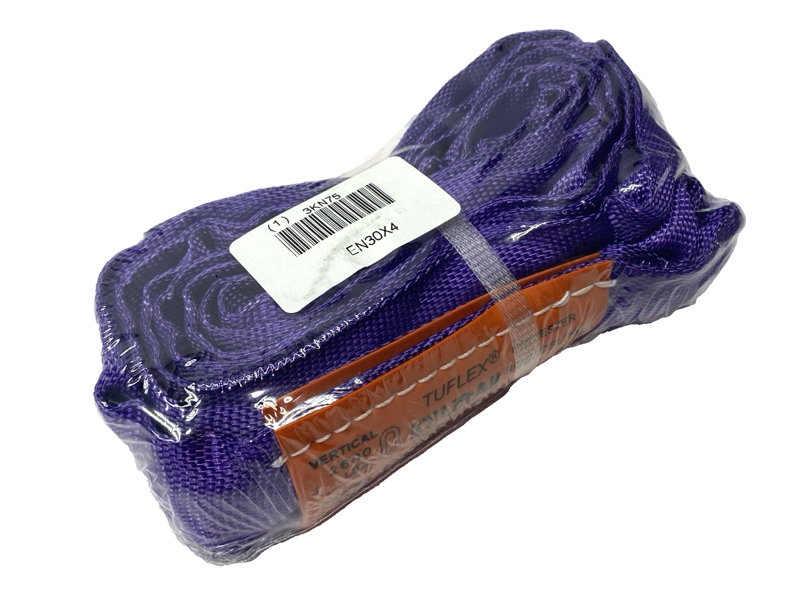 Tuflex EN30X4 Liftall Purple Roundsling Strap 4' 2600lb - Maverick Industrial Sales
