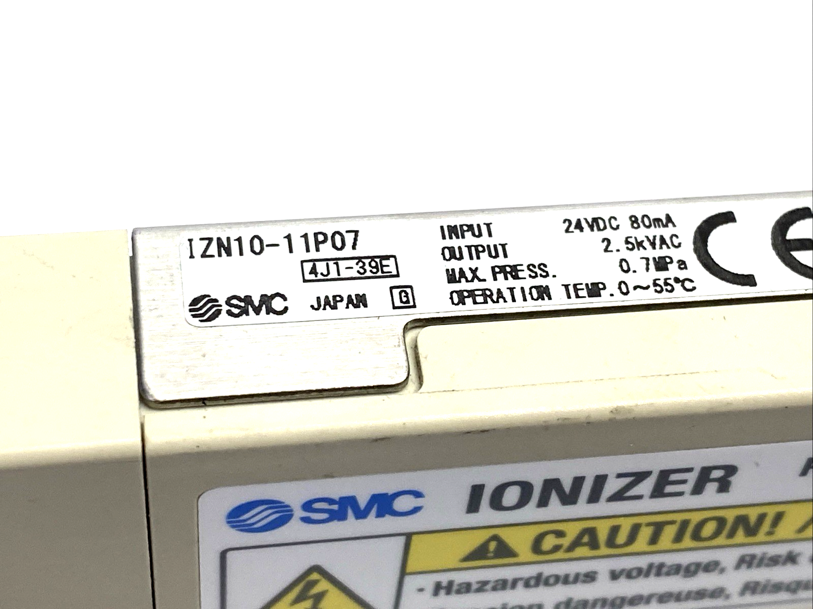 IZN10-11P07 | SMC Nozzle Type Ionizer - Used - Maverick Industrial Sales
