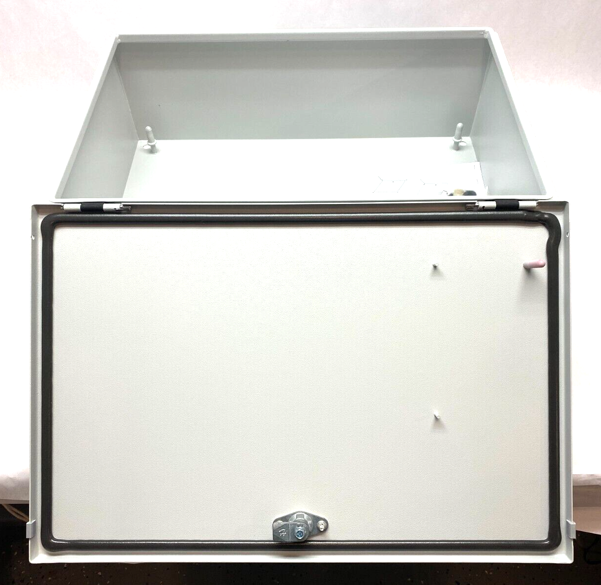 Hoffman CSD24168LG nVent Single Door Concept Enclosure 24 x 16 x 8" Lt Gray - Maverick Industrial Sales