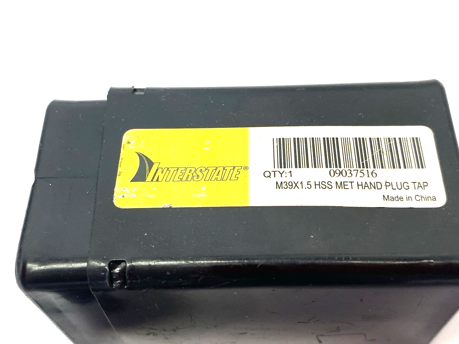 Interstate 09037516 Straight Flute Tap: M39x1.5 Metric Fine, 6 Flute, Plug Chamf - Maverick Industrial Sales