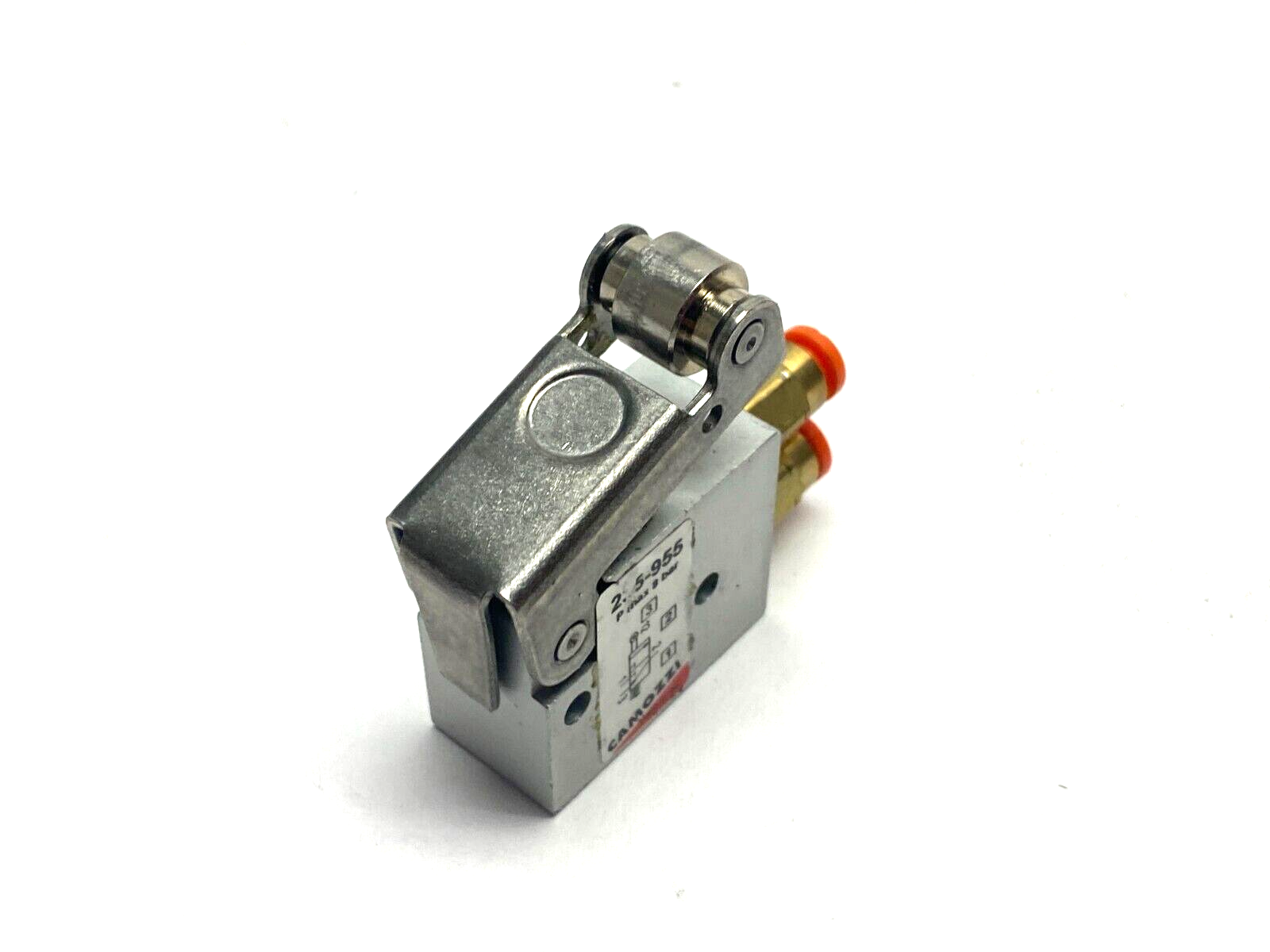 Camozzi 235-955 Mechanically Operated Mini Valve 3/2-Way Lever/Roller Action - Maverick Industrial Sales