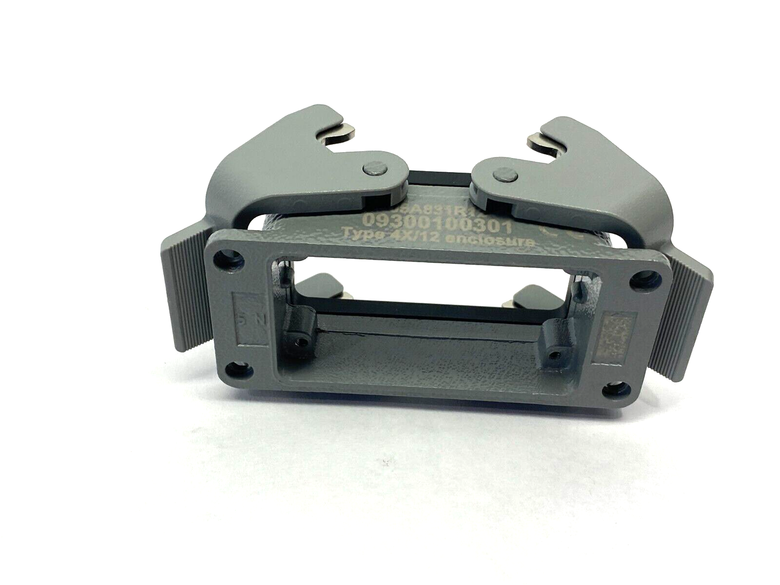 Harting 09300100301 Bulkhead Housing Mount Han 10B-HBM-DL - Maverick Industrial Sales