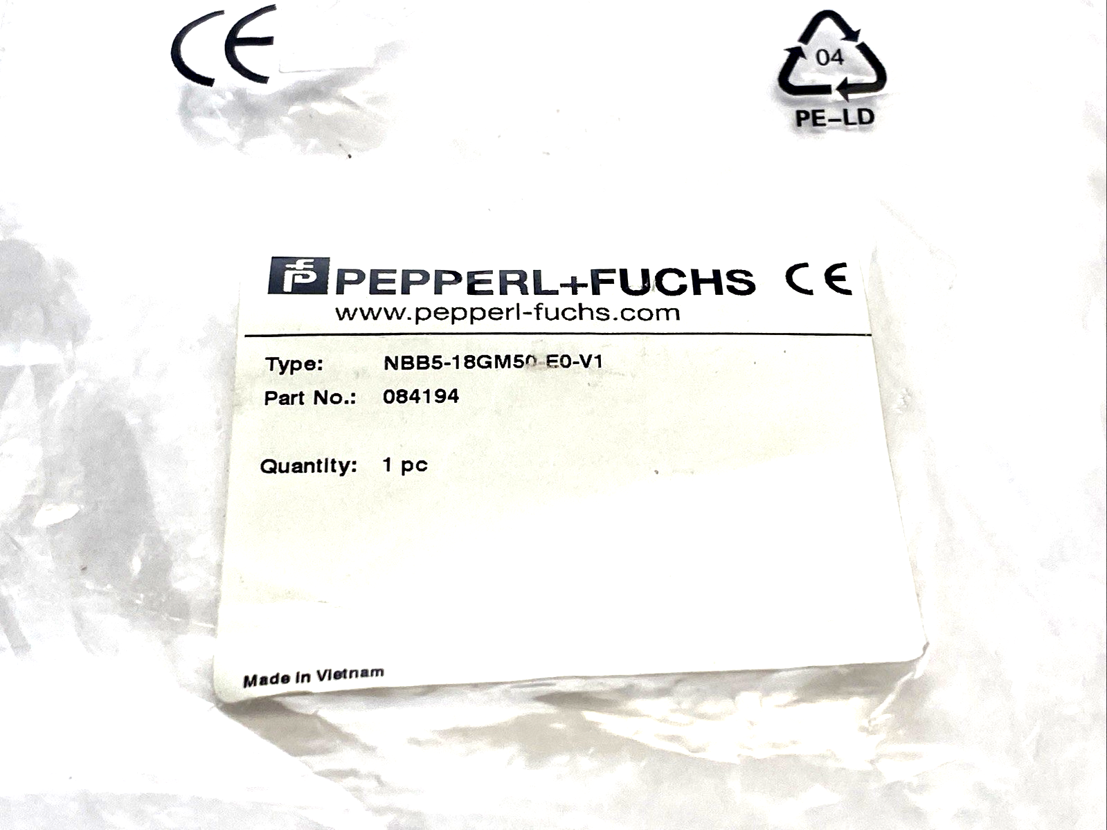 Pepperl+Fuchs NBB5-18GM50-E0-V1 Inductive Proximity Sensor M18 84194 - Maverick Industrial Sales