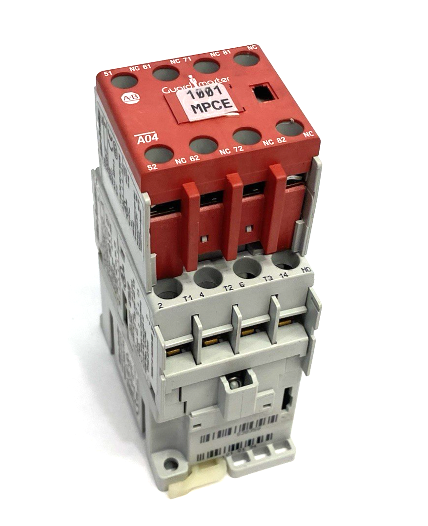 Allen Bradley 100S-C09EJ14C Ser. A Safety Contactor, 3 N.O. Main, 1 N.O. 4 N.C. - Maverick Industrial Sales