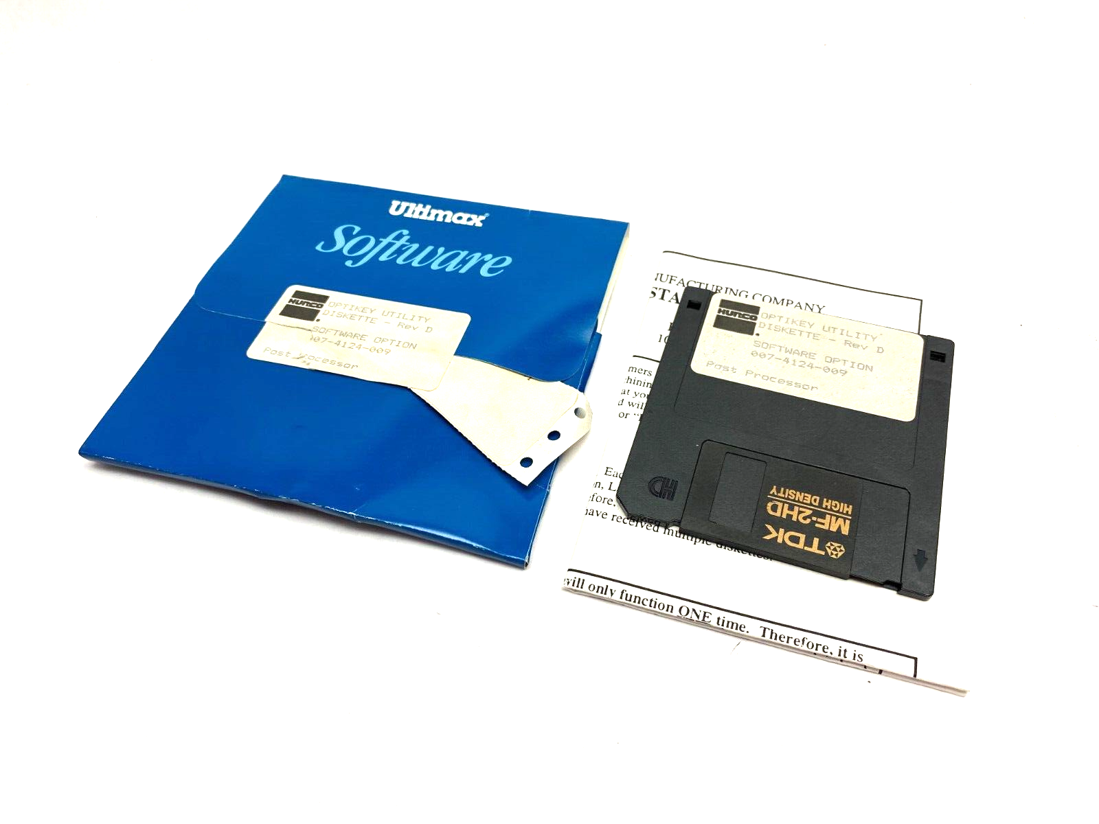 Hurco Ultimax 007-4124-009 Rev. D Optikey Utility Diskette Post Processor - Maverick Industrial Sales