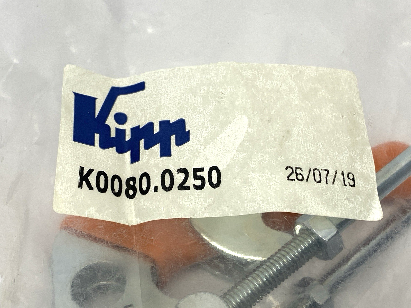 Kipp K0080.0250 Toggle Clamp Horizontal Latch w/ Fixed Jaw - Maverick Industrial Sales