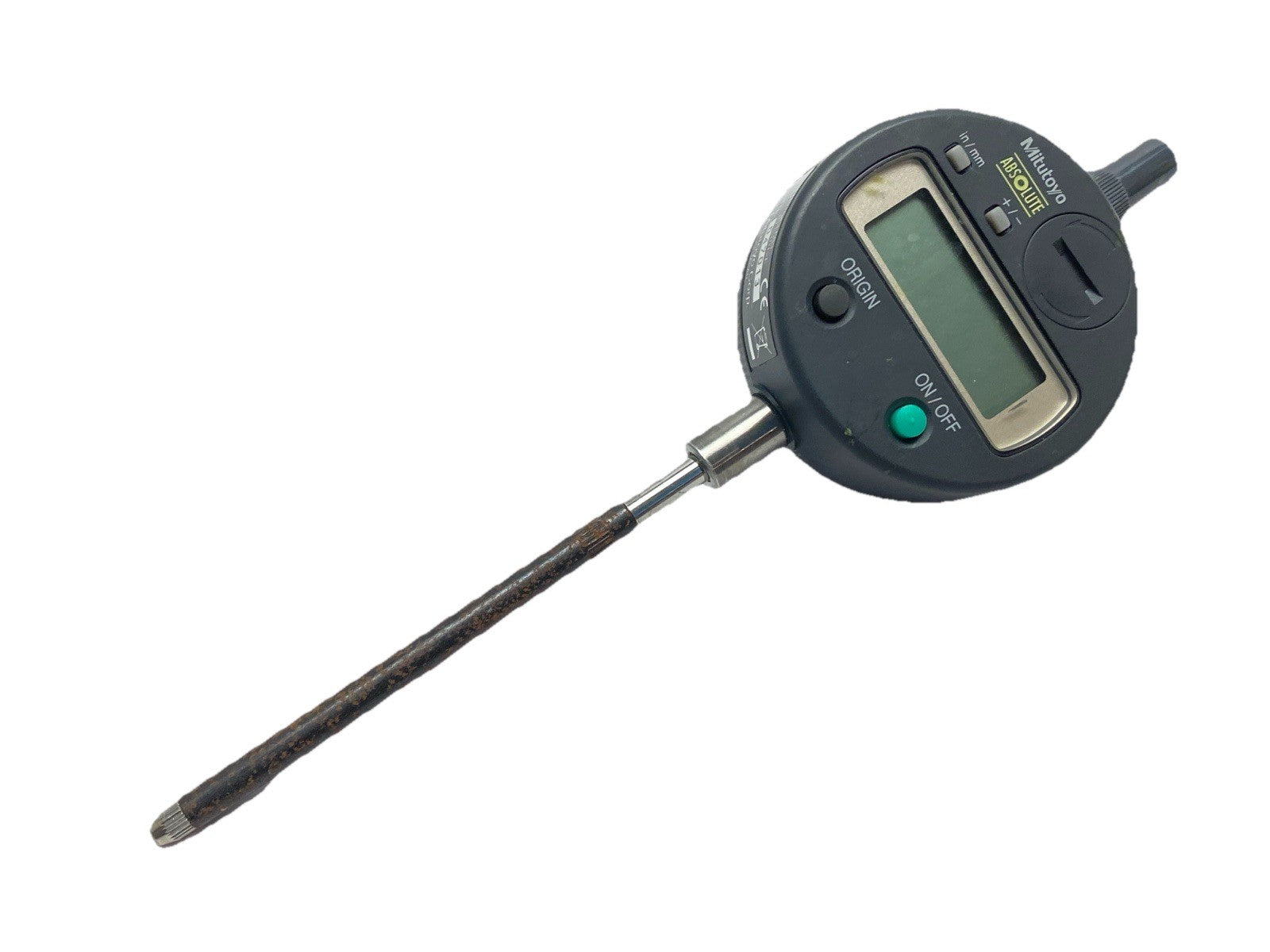 ID-S1012E | Mitutoyo Absolute Digital Indicator Gauge 543-683 - For parts or not working - Maverick Industrial Sales