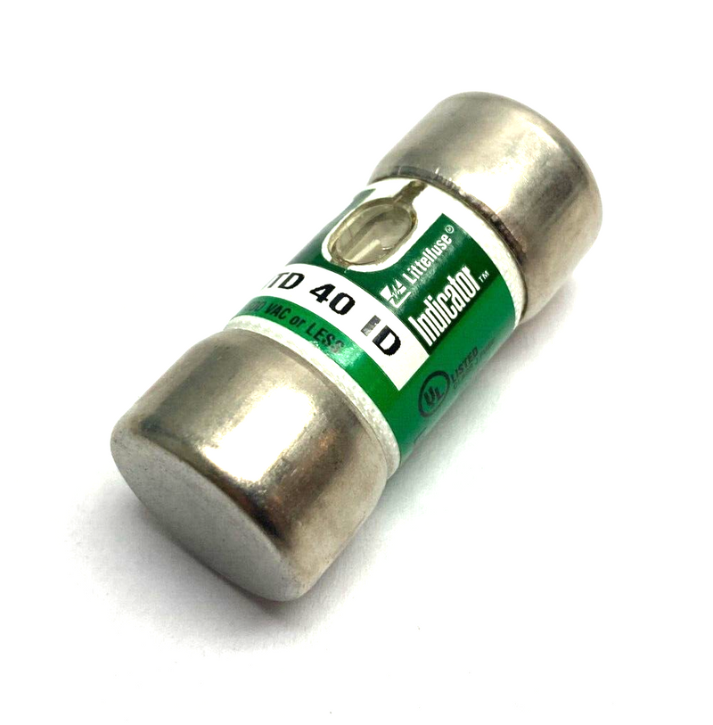 Littelfuse JTD 40 ID Indicator Time-Delay Fuse Class J 600VAC or Less - Maverick Industrial Sales