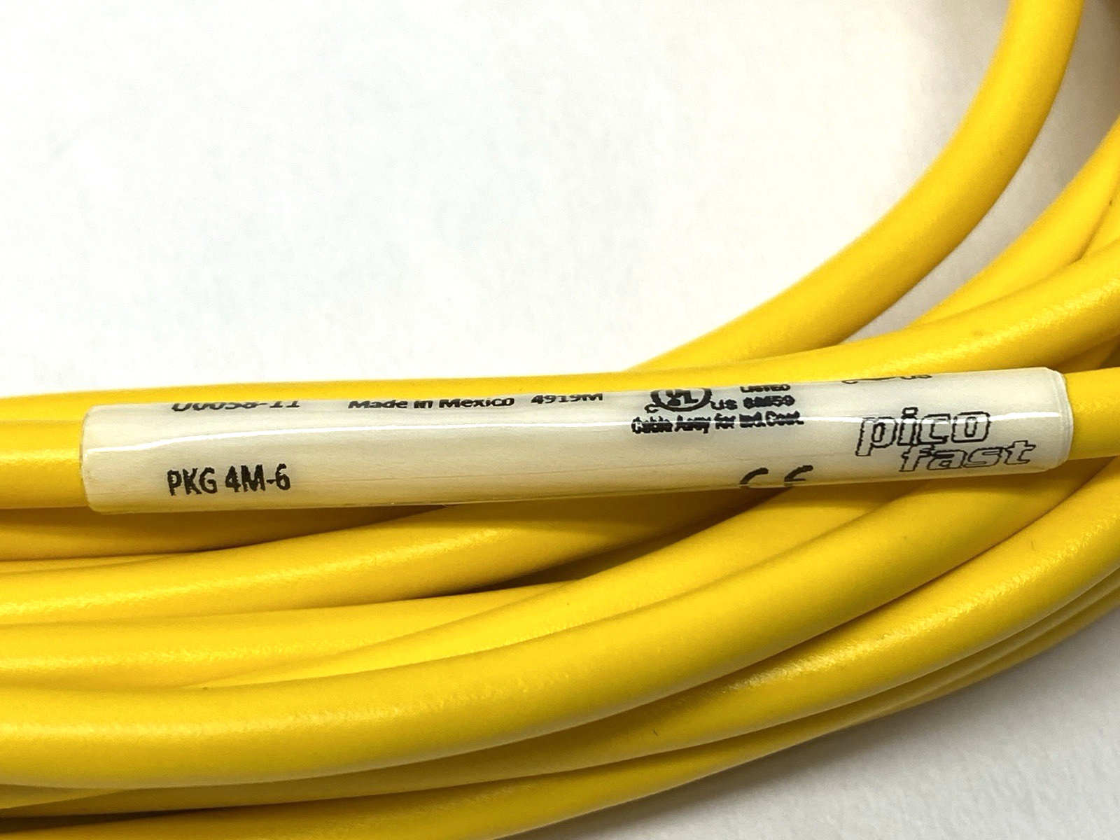 Turck PKG 4M-6 Single-Ended Cordset M8 Female Connector 4-Pin U0058-11 - Maverick Industrial Sales