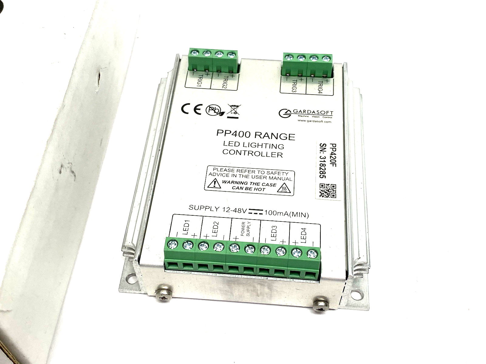 Gardasoft PP420F LED Pulse/Strobe Controller, 4-Channel Output, SafeSense Tech. - Maverick Industrial Sales
