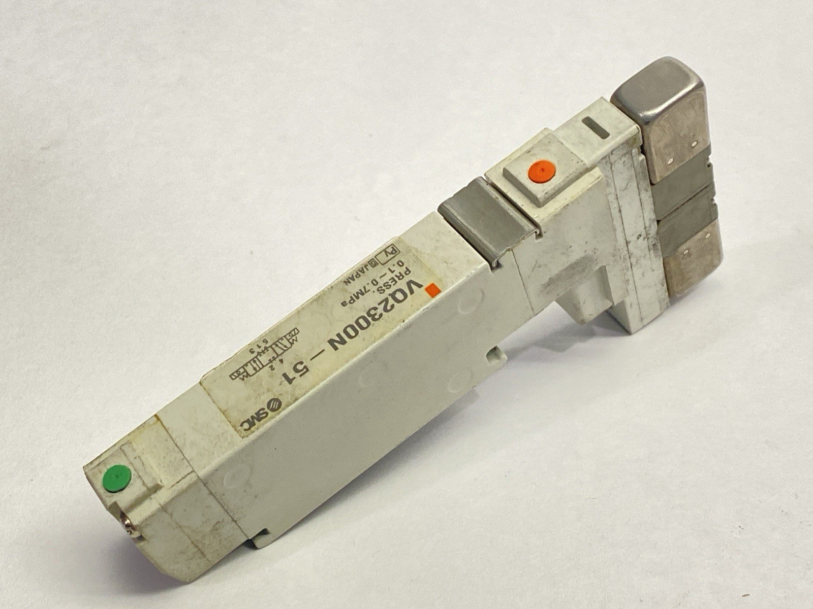 VQ2300N-51 | SMC Pneumatic 4-Way Solenoid Valve 3-Position - Used - Maverick Industrial Sales