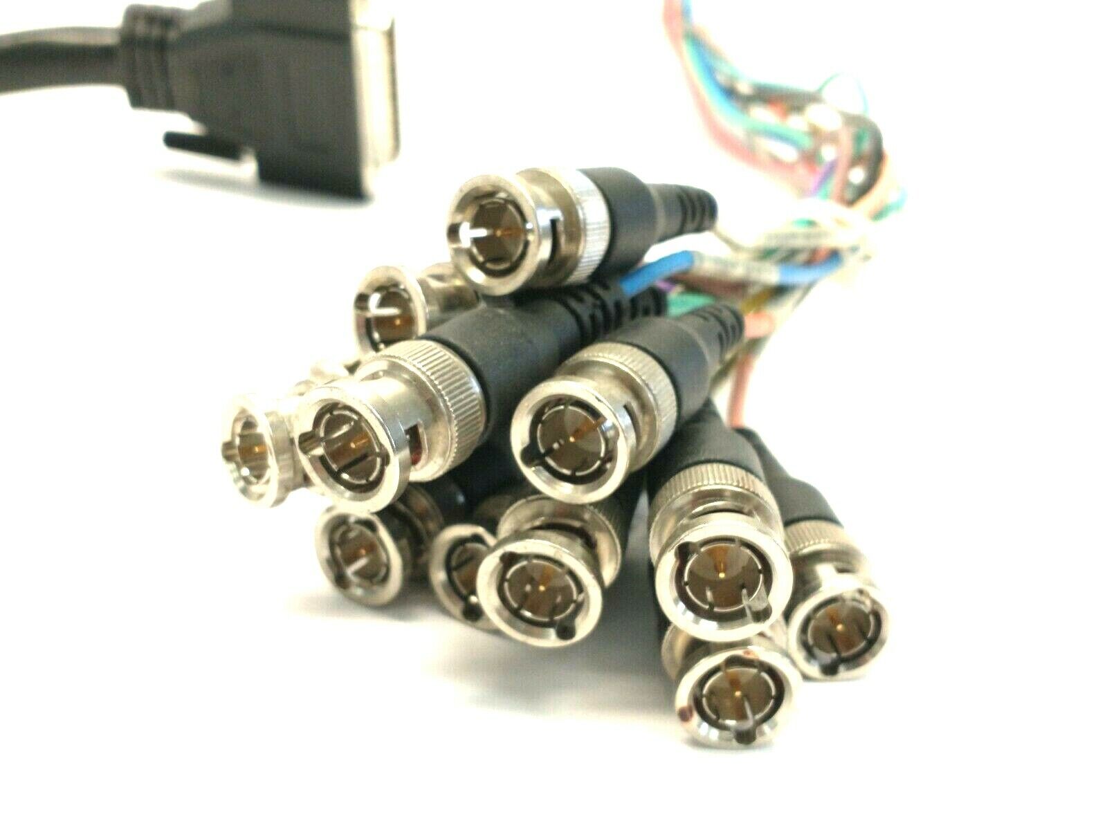 AWM E101344 Style 2919 VW-1 Low Voltage Shuttle Cable 13 BNC Coax to 26 Pin 80" - Maverick Industrial Sales