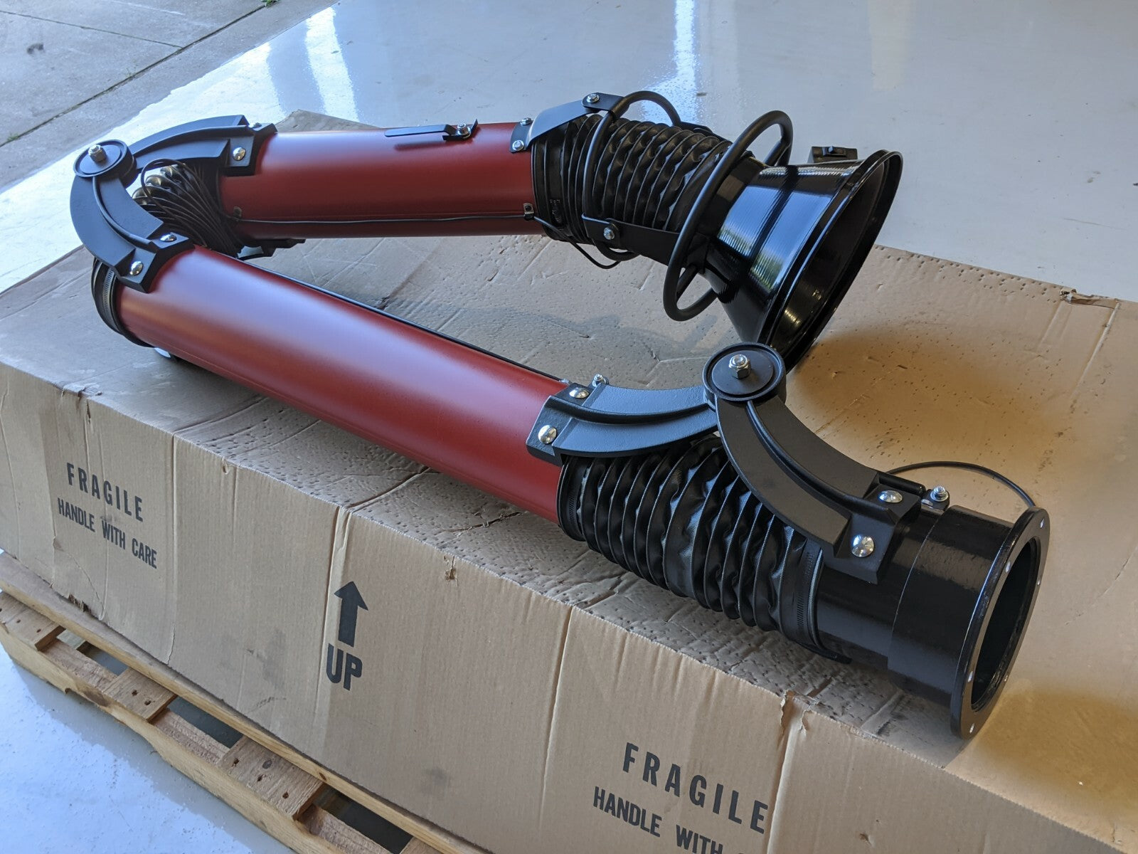 Micro Air 37115-05 Source Capture Articulated Arm 6” x 7’ for TaskMaster TM-1000 - Maverick Industrial Sales