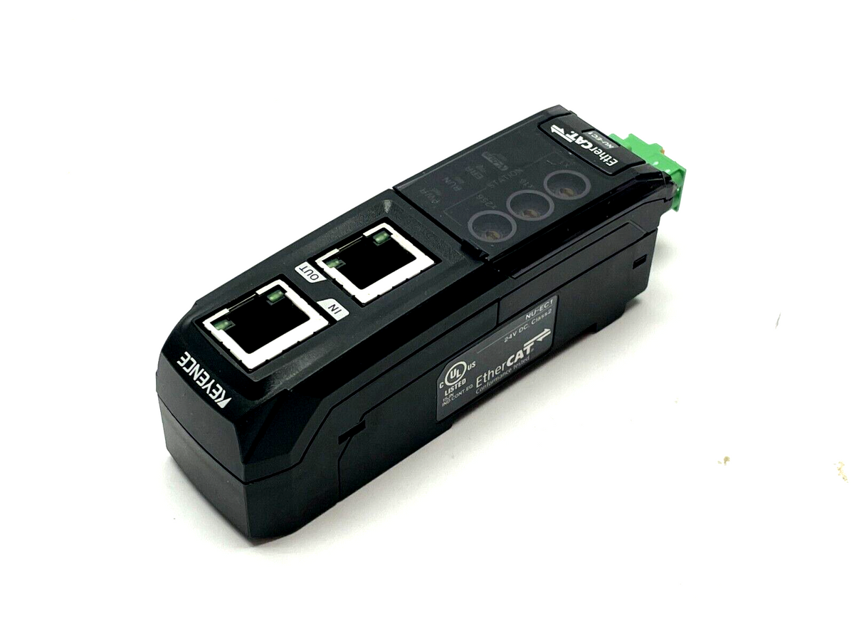NU-EC1 | Keyence Communication Unit EtherCAT Compatible - Used - Maverick Industrial Sales