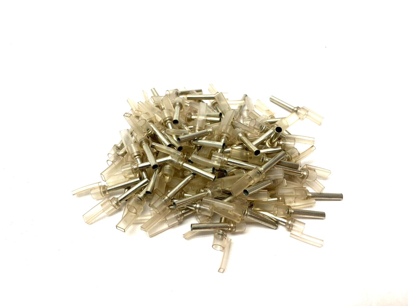 Grafoplast 711/40 17mm Spark Crimp-On Pins for Cable O.D. 4mm OPEN BOX OF 99 - Maverick Industrial Sales