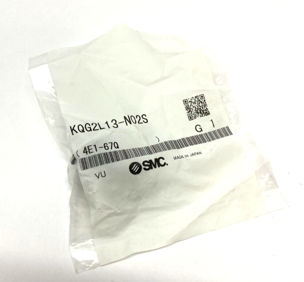 SMC KQG2L13-N02S Elbow Fitting 90-Degree 1/4" NPT Male to 1/2" Tube OD - Maverick Industrial Sales
