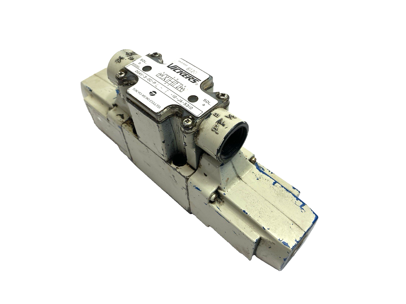 Tokyo Keiki Vickers DG4V-3-OC-PL-T-10-JA-S310 Solenoid Directional Control Valve - Maverick Industrial Sales